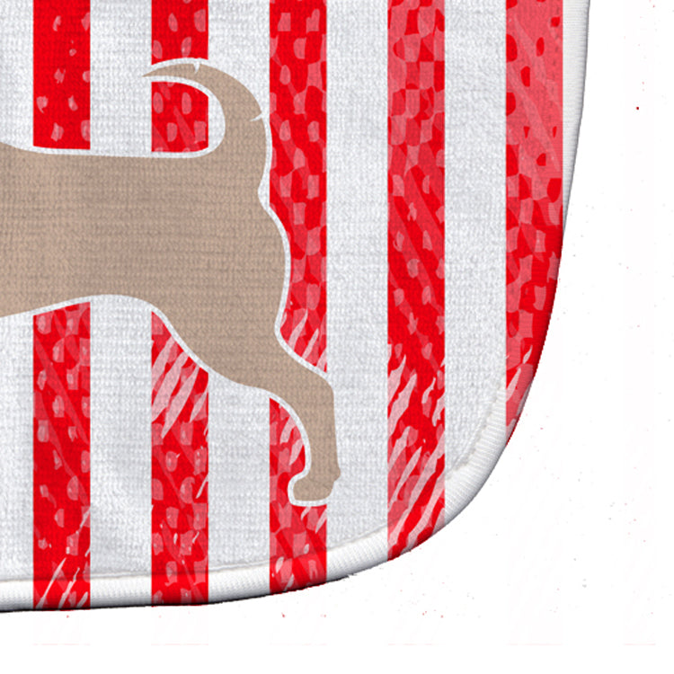 USA Patriotic Chihuahua Baby Bib Easy-Clean Baby Bib Baby Feeding Accessory Baby Mealtime Essential, 10 x 13, Multicolor