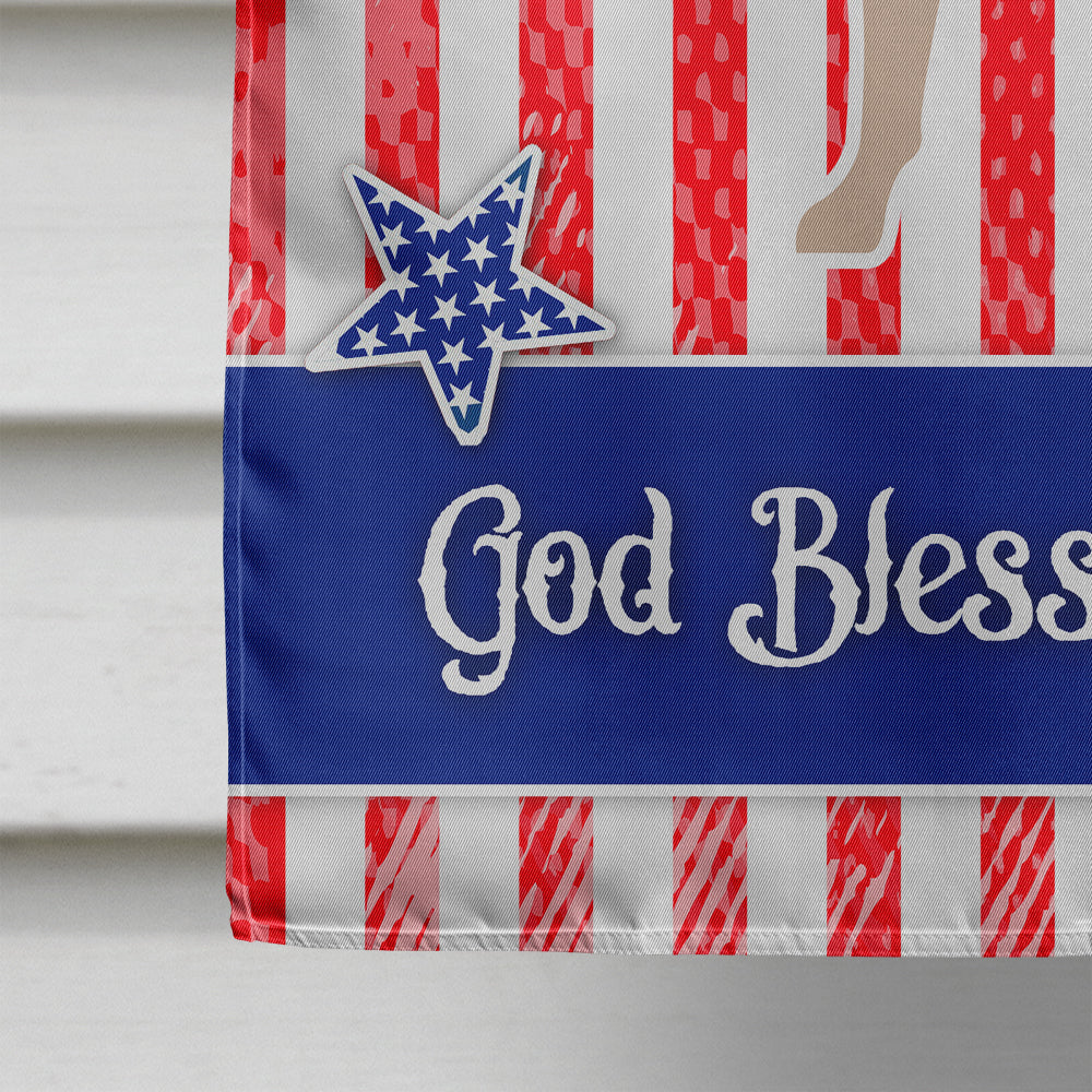 USA Patriotic Chihuahua House Flag 28x40 Porch Sleeve Pole Decorative Outside Yard Banner Artwork Wall Hanging, Polyester