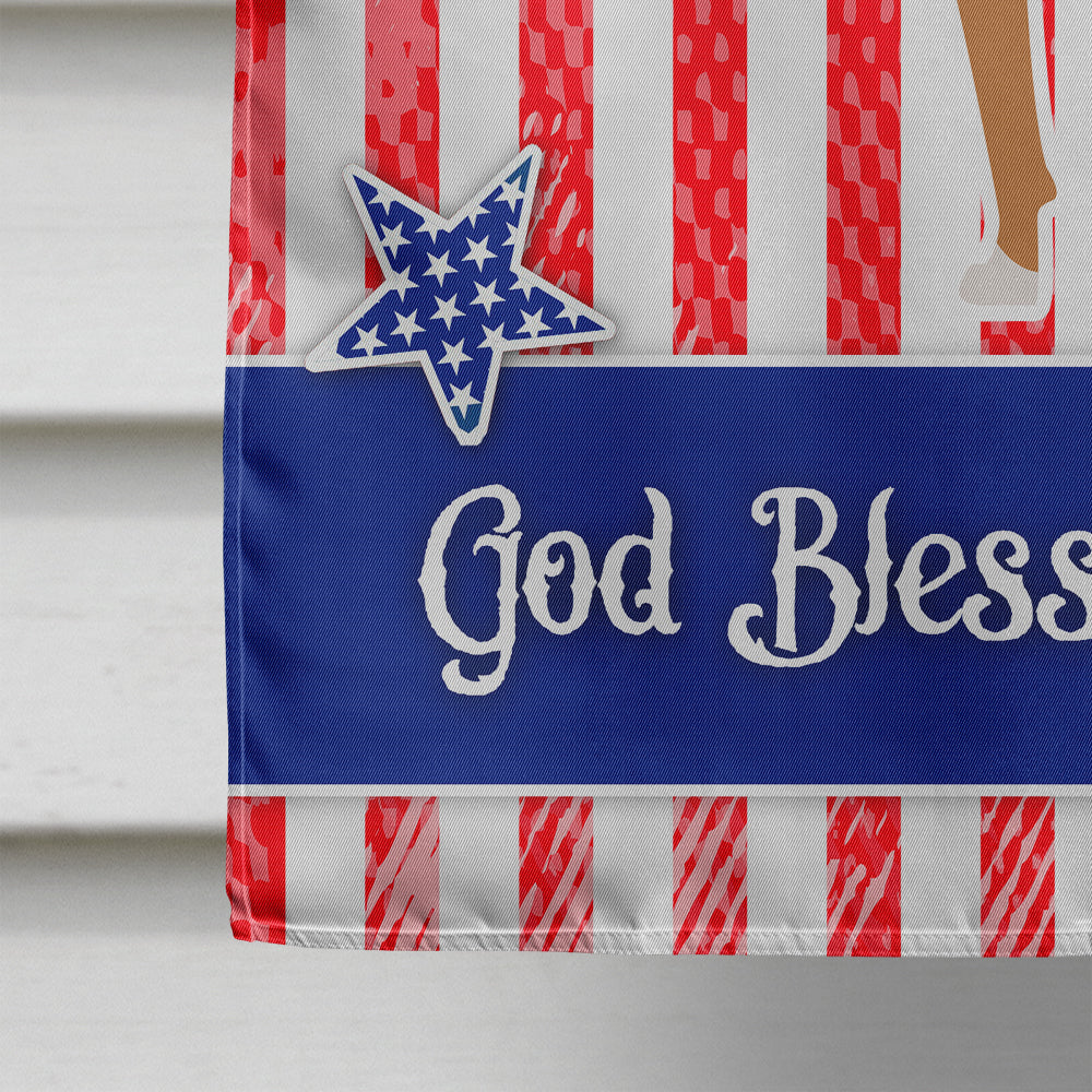 USA Patriotic Boxer House Flag 28x40 Porch Sleeve Pole Decorative Outside Yard Banner Artwork Wall Hanging, Polyester