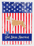USA Patriotic Staffordshire Bull Terrier House Flag 28x40 Porch Sleeve Pole Decorative Outside Yard Banner Artwork Wall Hanging, Polyester