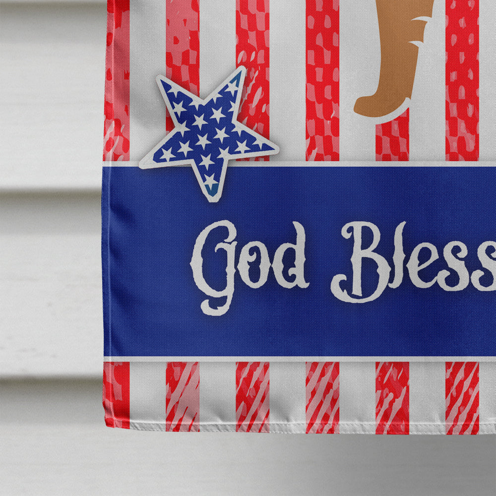 USA Patriotic Belgian Shepherd House Flag 28x40 Porch Sleeve Pole Decorative Outside Yard Banner Artwork Wall Hanging, Polyester