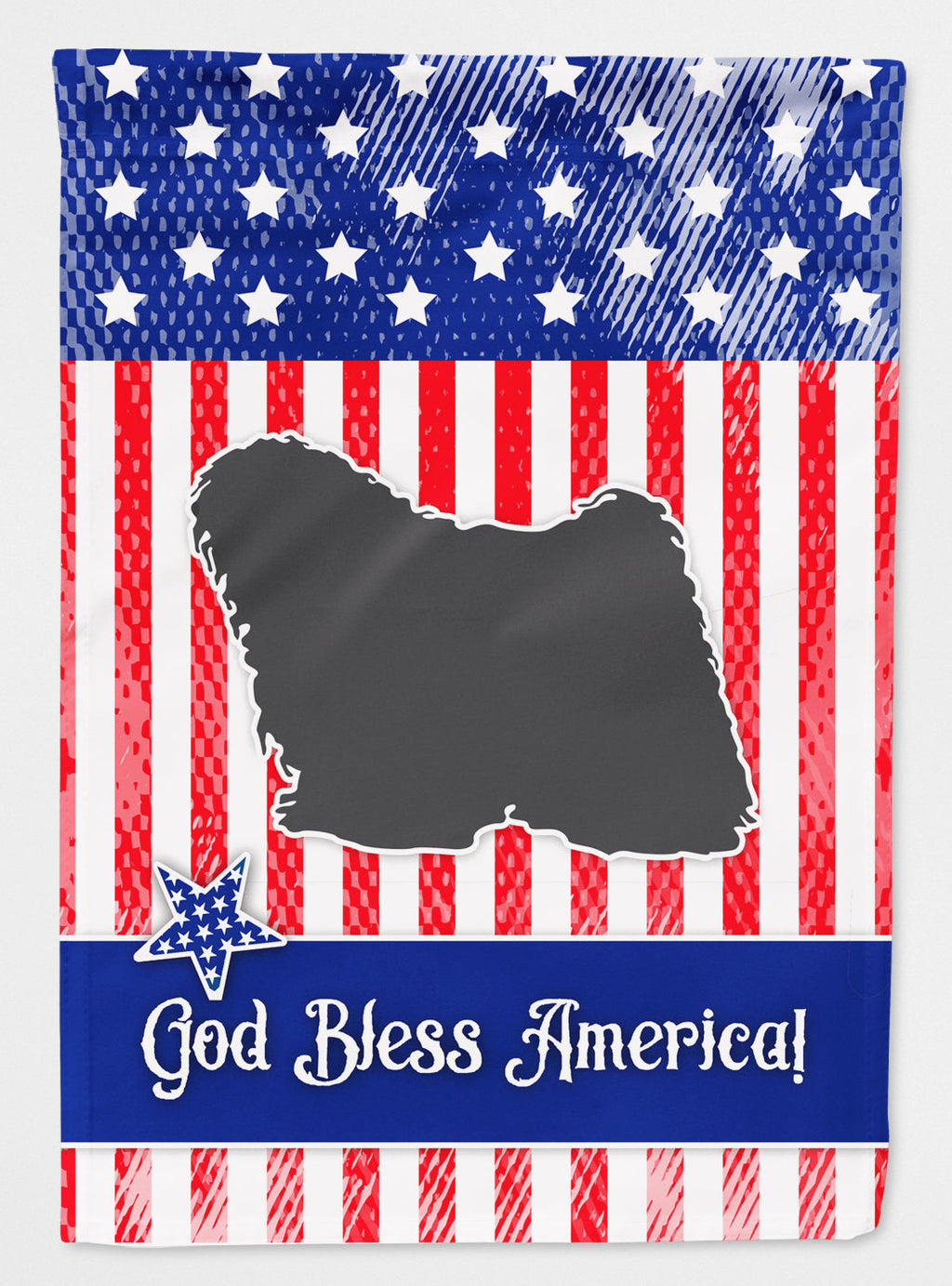 USA Patriotic Puli House Flag 28x40 Porch Sleeve Pole Decorative Outside Yard Banner Artwork Wall Hanging, Polyester