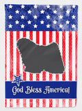 USA Patriotic Puli House Flag 28x40 Porch Sleeve Pole Decorative Outside Yard Banner Artwork Wall Hanging, Polyester