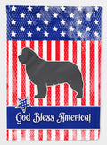 USA Patriotic Newfoundland House Flag 28x40 Porch Sleeve Pole Decorative Outside Yard Banner Artwork Wall Hanging, Polyester