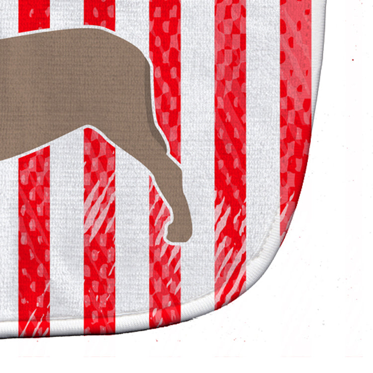 USA Patriotic Neapolitan Mastiff Baby Bib Easy-Clean Baby Bib Baby Feeding Accessory Baby Mealtime Essential, 10 x 13, Multicolor