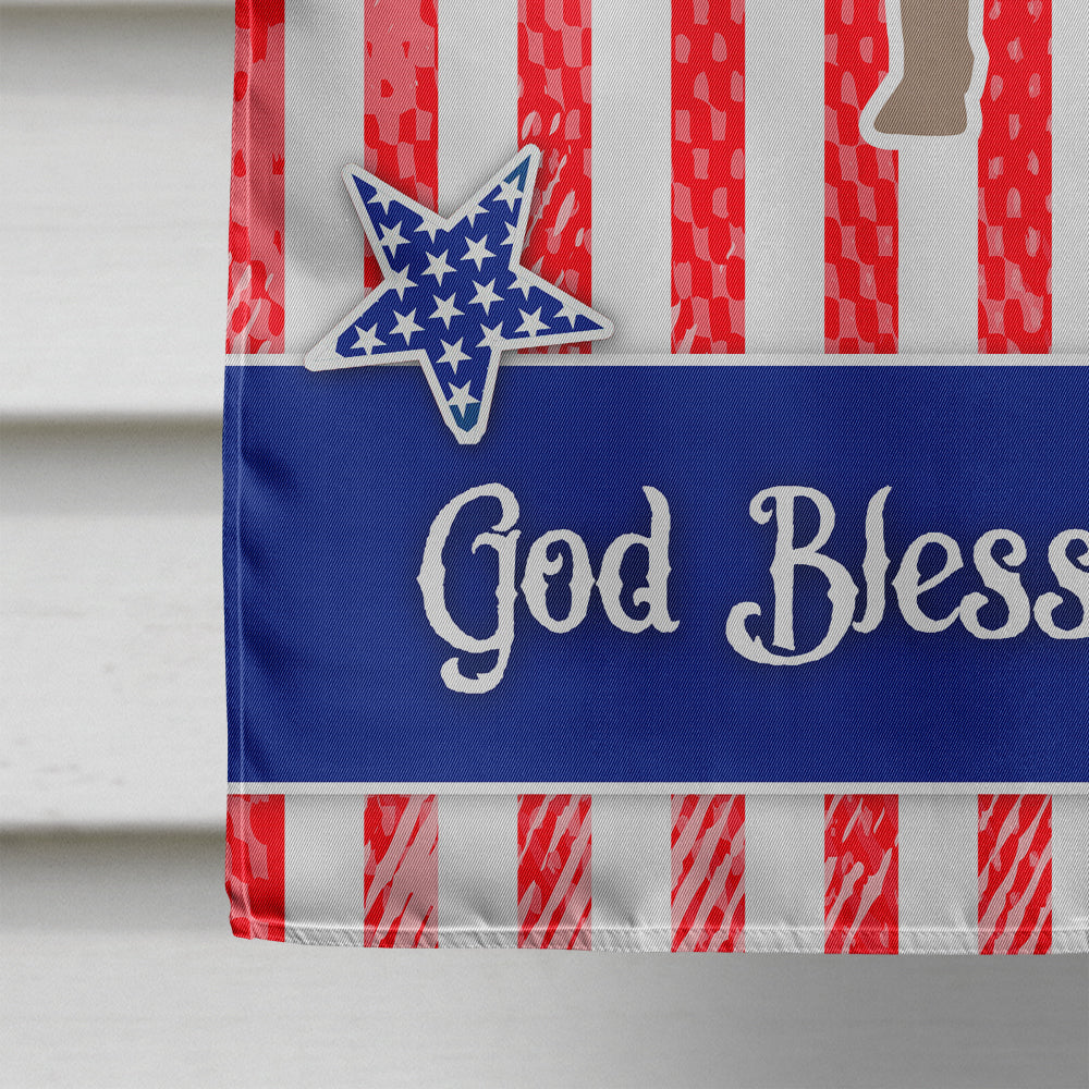 USA Patriotic Neapolitan Mastiff House Flag 28x40 Porch Sleeve Pole Decorative Outside Yard Banner Artwork Wall Hanging, Polyester