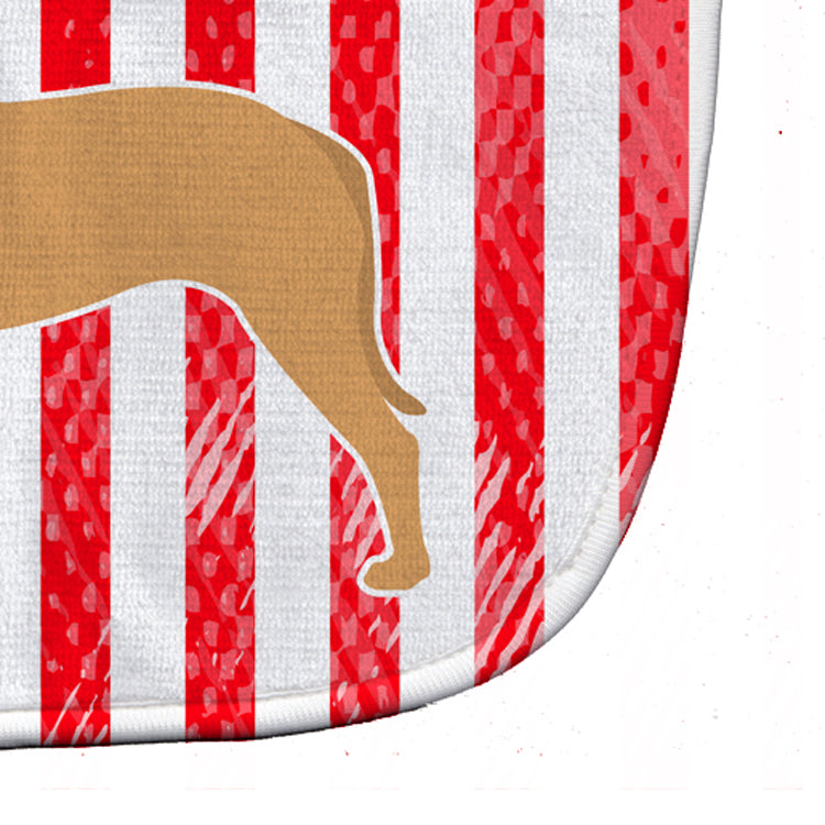 USA Patriotic Bullmastiff Baby Bib Easy-Clean Baby Bib Baby Feeding Accessory Baby Mealtime Essential, 10 x 13, Multicolor