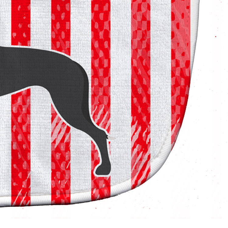 USA Patriotic Great Dane Baby Bib Easy-Clean Baby Bib Baby Feeding Accessory Baby Mealtime Essential, 10 x 13, Multicolor