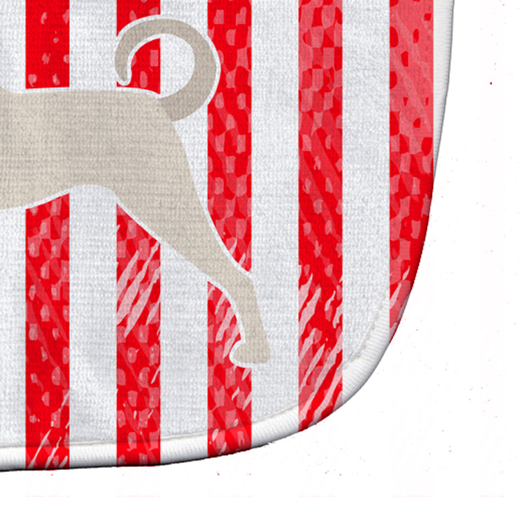 USA Patriotic Anatolian Shepherd Baby Bib Easy-Clean Baby Bib Baby Feeding Accessory Baby Mealtime Essential, 10 x 13, Multicolor