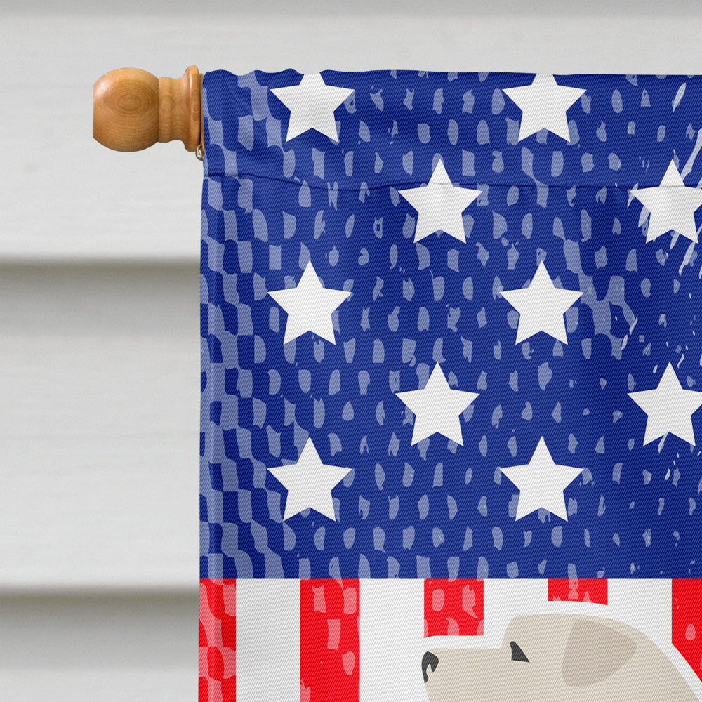USA Patriotic Anatolian Shepherd House Flag 28x40 Porch Sleeve Pole Decorative Outside Yard Banner Artwork Wall Hanging, Polyester