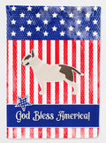 USA Patriotic Bull Terrier House Flag 28x40 Porch Sleeve Pole Decorative Outside Yard Banner Artwork Wall Hanging, Polyester