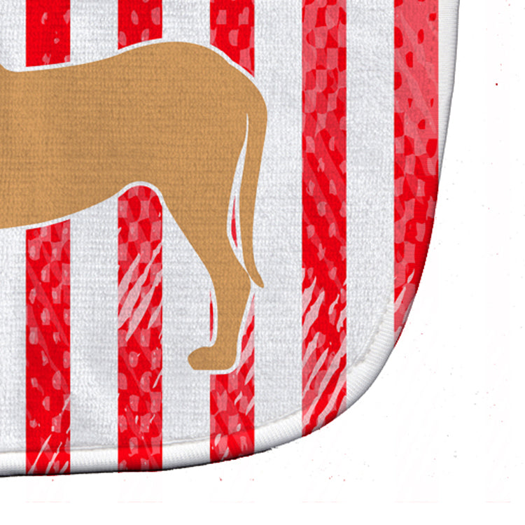 USA Patriotic Fila Brasileiro Baby Bib Easy-Clean Baby Bib Baby Feeding Accessory Baby Mealtime Essential, 10 x 13, Multicolor