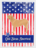 USA Patriotic Fila Brasileiro House Flag 28x40 Porch Sleeve Pole Decorative Outside Yard Banner Artwork Wall Hanging, Polyester
