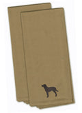 American Water Spaniel Tan Embroidered Towel Set of 2 Decorative Bathroom Guest Hand Towel for Hand, Face, Tea, Dishcloth, 19 X 25, Tan