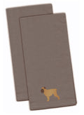 Brussels Griffon Gray Embroidered Towel Set of 2