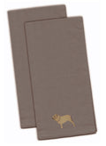 Neapolitan Mastiff Gray Embroidered Towel Set of 2