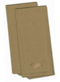 Neapolitan Mastiff Tan Embroidered Towel Set of 2 Decorative Bathroom Guest Hand Towel for Hand, Face, Tea, Dishcloth, 19 X 25, Tan