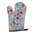 Cocker Spaniel Dog House Collection Oven Mitt Heat Resistant Thick Oven Mitt for Hot Pans and Oven, Kitchen Mitt Protect Hands, Cooking Baking Glove