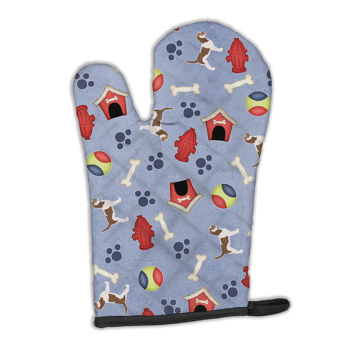 Grand Basset Griffon Vendeen Dog House Collection Oven Mitt Heat Resistant Thick Oven Mitt for Hot Pans and Oven, Kitchen Mitt Protect Hands, Cooking Baking Glove
