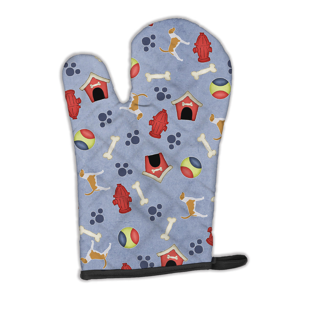 American Foxhound Dog House Collection Oven Mitt Heat Resistant Thick Oven Mitt for Hot Pans and Oven, Kitchen Mitt Protect Hands, Cooking Baking Glove