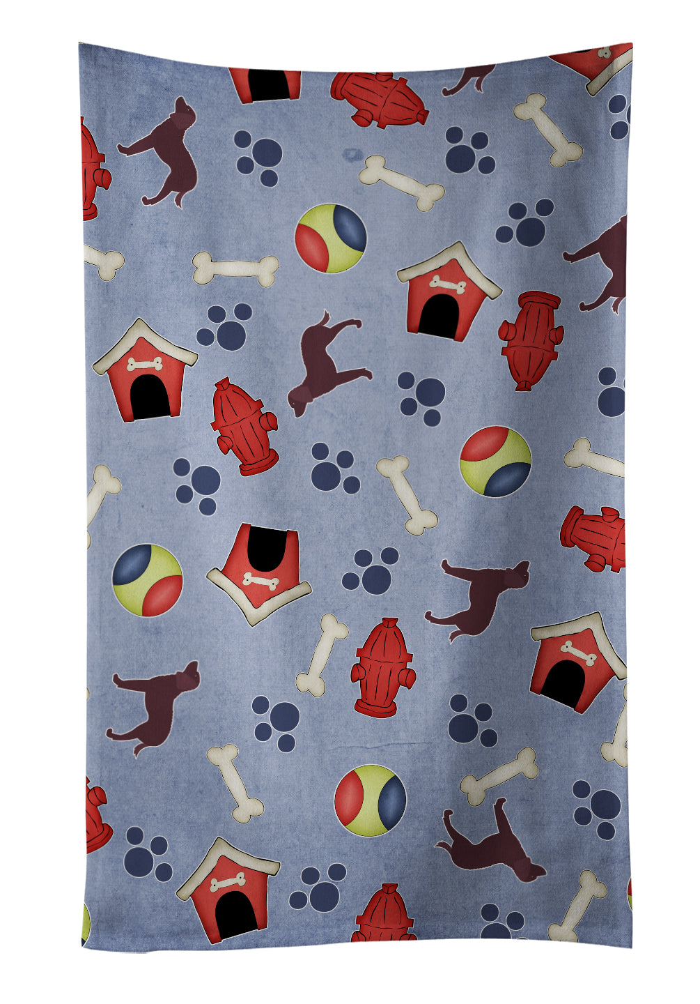 American Water Spaniel Dog House Collection Kitchen Towel Velour Plush Front and Cotton Loop Back Machine Washable