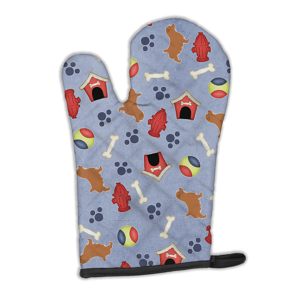 Norfolk Terrier Dog House Collection Oven Mitt Heat Resistant Thick Oven Mitt for Hot Pans and Oven, Kitchen Mitt Protect Hands, Cooking Baking Glove