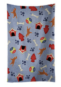 English Cocker Spaniel Dog House Collection Kitchen Towel Velour Plush Front and Cotton Loop Back Machine Washable