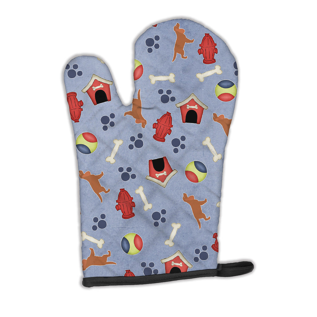 English Cocker Spaniel Dog House Collection Oven Mitt Heat Resistant Thick Oven Mitt for Hot Pans and Oven, Kitchen Mitt Protect Hands, Cooking Baking Glove