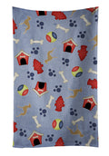Italian Greyhound Dog House Collection Kitchen Towel Velour Plush Front and Cotton Loop Back Machine Washable