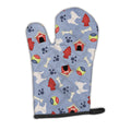 Polish Tatra Sheepdog Dog House Collection Oven Mitt Heat Resistant Thick Oven Mitt for Hot Pans and Oven, Kitchen Mitt Protect Hands, Cooking Baking Glove