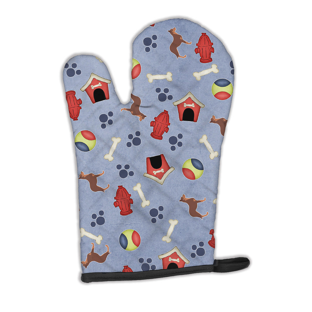 Australian Kelpie Dog Dog House Collection Oven Mitt Heat Resistant Thick Oven Mitt for Hot Pans and Oven, Kitchen Mitt Protect Hands, Cooking Baking Glove