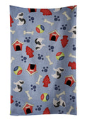 Japanese Chin Dog House Collection Kitchen Towel Velour Plush Front and Cotton Loop Back Machine Washable