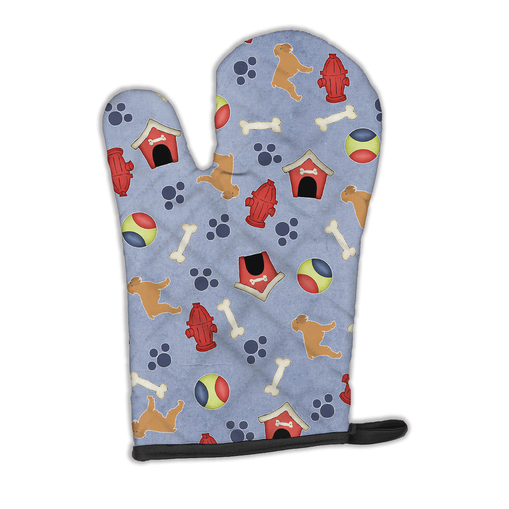 Brussels Griffon Dog House Collection Oven Mitt Heat Resistant Thick Oven Mitt for Hot Pans and Oven, Kitchen Mitt Protect Hands, Cooking Baking Glove
