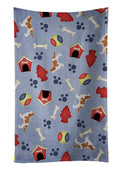 Cavalier King Charles Spaniel Dog House Collection Kitchen Towel Velour Plush Front and Cotton Loop Back Machine Washable