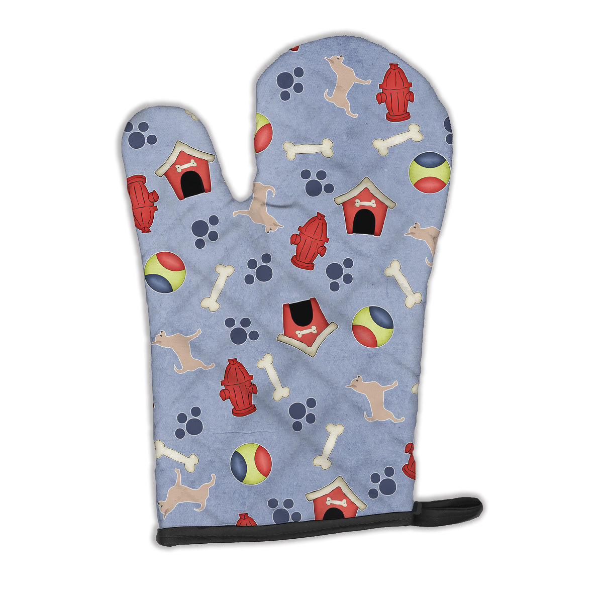 Chihuahua Dog House Collection Oven Mitt Heat Resistant Thick Oven Mitt for Hot Pans and Oven, Kitchen Mitt Protect Hands, Cooking Baking Glove