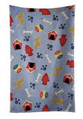 Shar Pei Dog House Collection Kitchen Towel Velour Plush Front and Cotton Loop Back Machine Washable