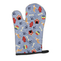 Staffordshire Bull Terrier Dog House Collection Oven Mitt Heat Resistant Thick Oven Mitt for Hot Pans and Oven, Kitchen Mitt Protect Hands, Cooking Baking Glove