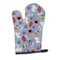 Komondor Dog House Collection Oven Mitt Heat Resistant Thick Oven Mitt for Hot Pans and Oven, Kitchen Mitt Protect Hands, Cooking Baking Glove