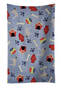 English Mastiff Dog House Collection Kitchen Towel Velour Plush Front and Cotton Loop Back Machine Washable
