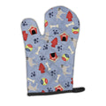 English Mastiff Dog House Collection Oven Mitt Heat Resistant Thick Oven Mitt for Hot Pans and Oven, Kitchen Mitt Protect Hands, Cooking Baking Glove