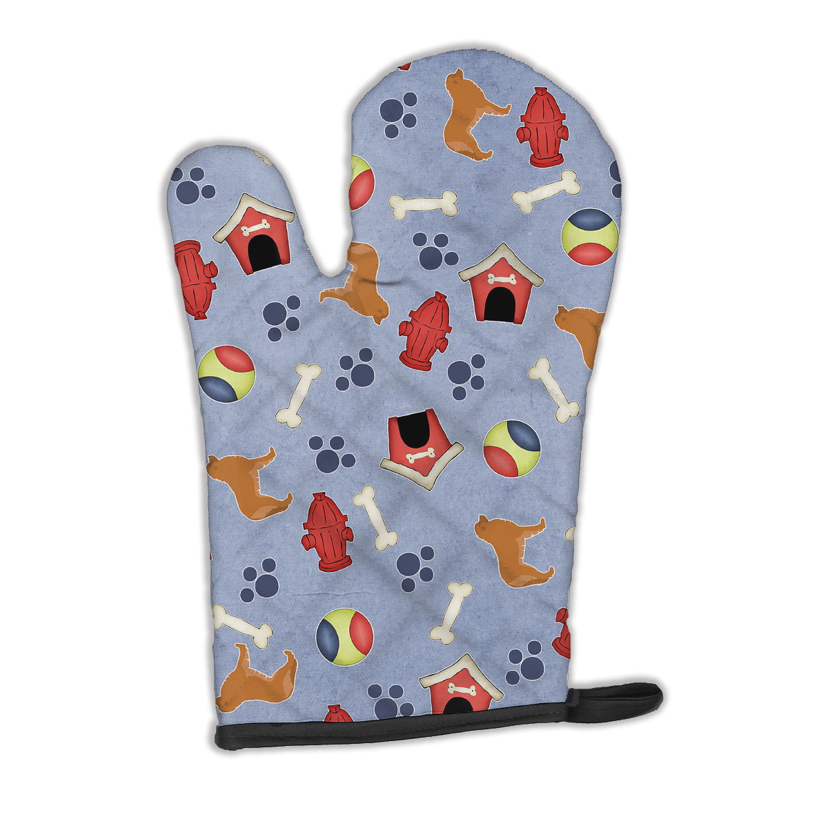 Leonberger Dog House Collection Oven Mitt Heat Resistant Thick Oven Mitt for Hot Pans and Oven, Kitchen Mitt Protect Hands, Cooking Baking Glove