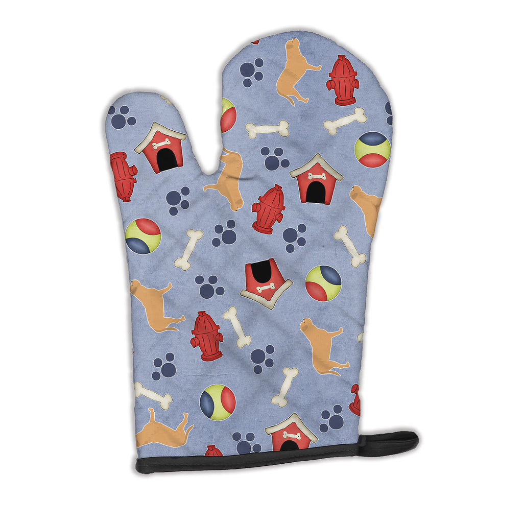 Dogue de Bordeaux Dog House Collection Oven Mitt Heat Resistant Thick Oven Mitt for Hot Pans and Oven, Kitchen Mitt Protect Hands, Cooking Baking Glove