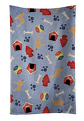 Bullmastiff Dog House Collection Kitchen Towel Velour Plush Front and Cotton Loop Back Machine Washable