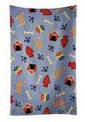 Fila Brasileiro Dog House Collection Kitchen Towel Velour Plush Front and Cotton Loop Back Machine Washable