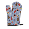 Dog House Collection German Shepherd Oven Mitt Heat Resistant Thick Oven Mitt for Hot Pans and Oven, Kitchen Mitt Protect Hands, Cooking Baking Glove