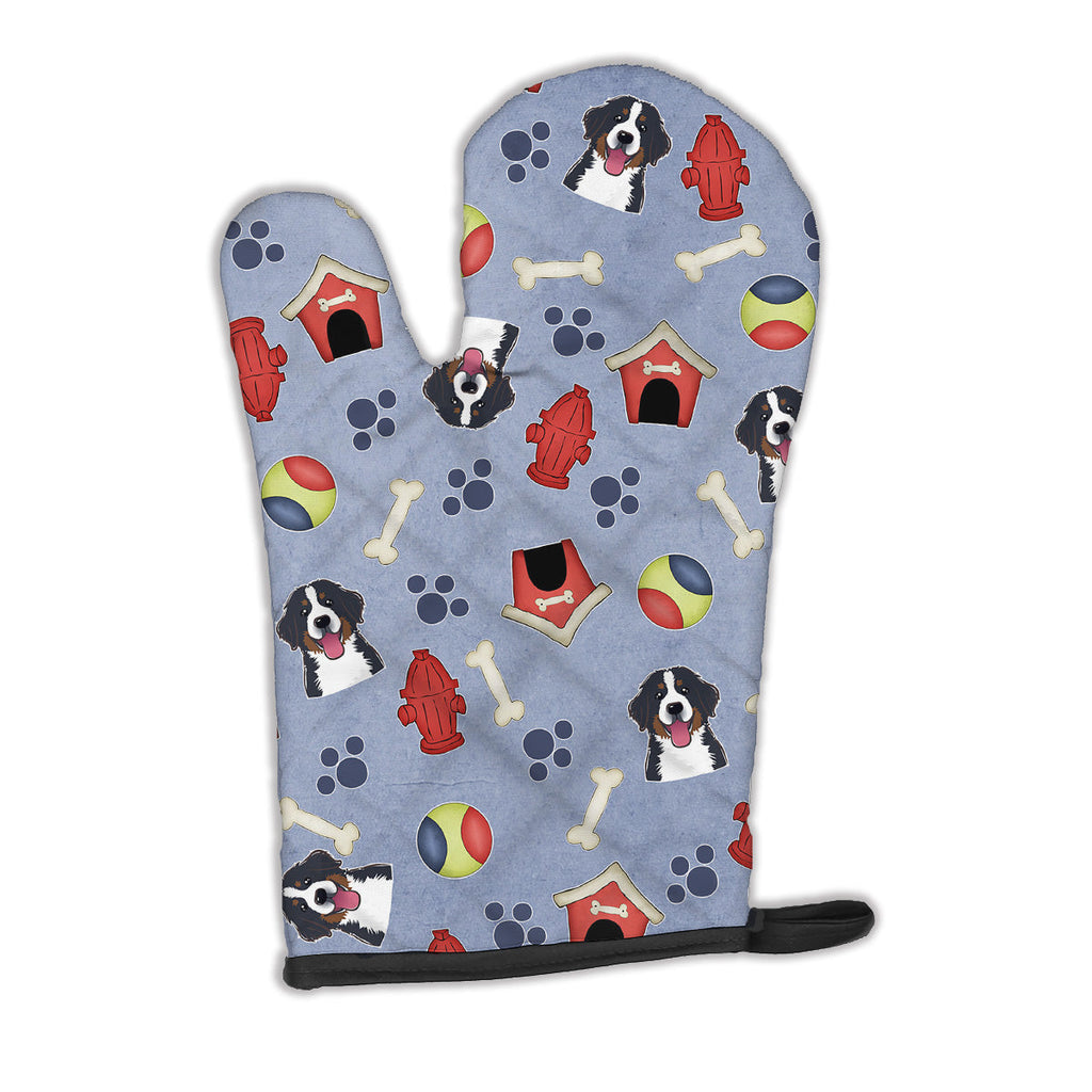 Dog House Collection Bernese Mountain Dog Oven Mitt Heat Resistant Thick Oven Mitt for Hot Pans and Oven, Kitchen Mitt Protect Hands, Cooking Baking Glove
