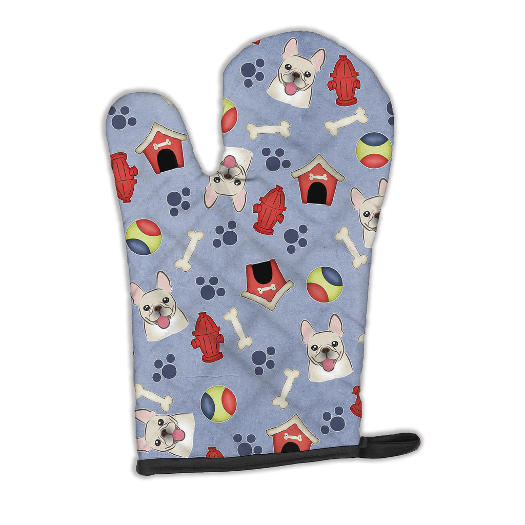 Dog House Collection French Bulldog Oven Mitt Heat Resistant Thick Oven Mitt for Hot Pans and Oven, Kitchen Mitt Protect Hands, Cooking Baking Glove
