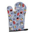 Dog House Collection Sheltie Oven Mitt Heat Resistant Thick Oven Mitt for Hot Pans and Oven, Kitchen Mitt Protect Hands, Cooking Baking Glove