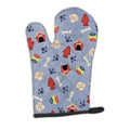 Dog House Collection Buff Poodle Oven Mitt Heat Resistant Thick Oven Mitt for Hot Pans and Oven, Kitchen Mitt Protect Hands, Cooking Baking Glove