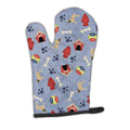 Dog House Collection Bullmastiff Oven Mitt Heat Resistant Thick Oven Mitt for Hot Pans and Oven, Kitchen Mitt Protect Hands, Cooking Baking Glove